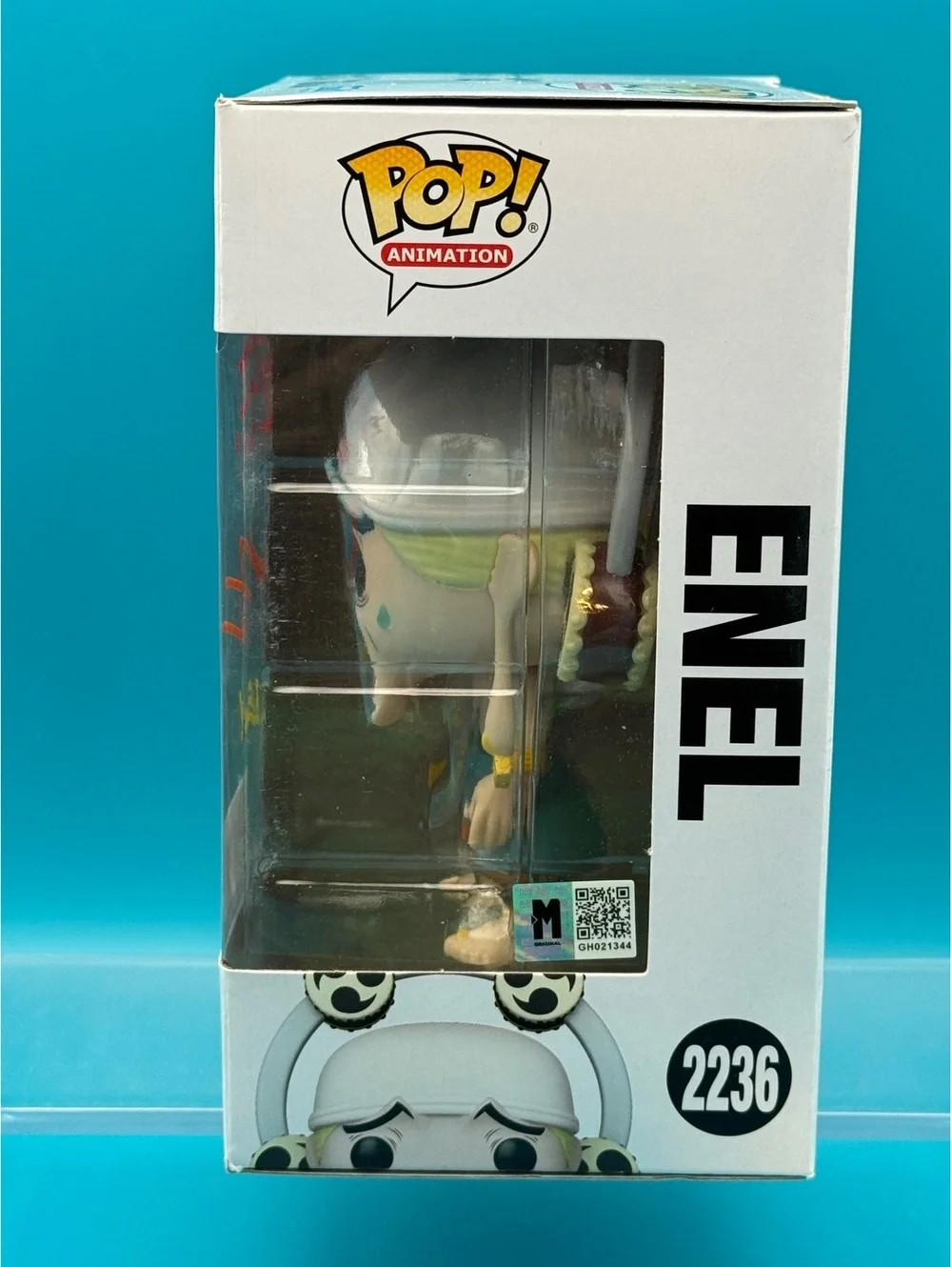 J. Michael Tatum signed and quoted Enel One piece Chase Funko with MAS COA
